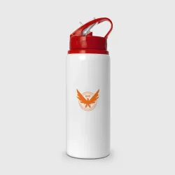Бутылка для воды с трубочкой The Division