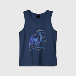 Детская майка хлопок Azure dragon