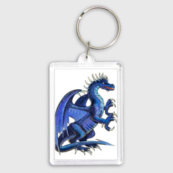 Брелок прямоугольный 35*50 Azure dragon