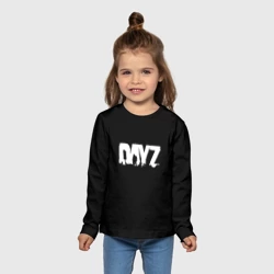 Детский лонгслив 3D Dayz logo white - фото 2