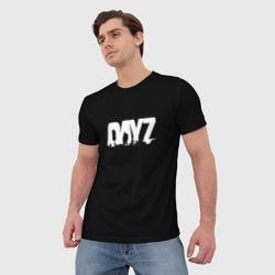 Мужская футболка 3D Dayz logo white - фото 2