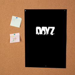 Постер Dayz logo white - фото 2