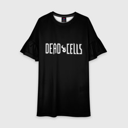 Детское платье 3D Dead Cells logo white