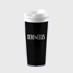 Термокружка-непроливайка Dead Cells logo white