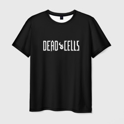 Мужская футболка 3D Dead Cells logo white