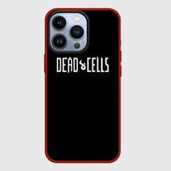 Чехол для iPhone 13 Pro Dead Cells logo white