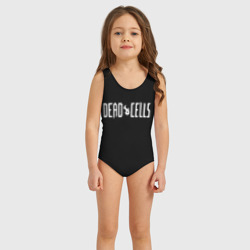 Детский купальник 3D Dead Cells logo white