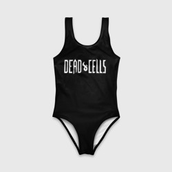 Детский купальник 3D Dead Cells logo white - фото 2