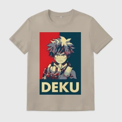 Мужская футболка хлопок Моя геройская академия Идзуку Мидория герой