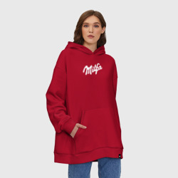 Худи SuperOversize хлопок Милфа в стиле милки - фото 2