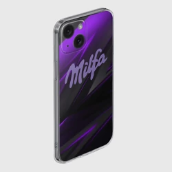 Чехол для iPhone 15 силиконовый с защитой камеры Milfa milka style - фото 2
