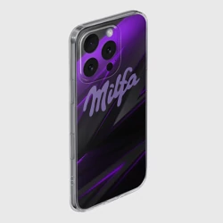 Чехол для iPhone 16 Pro Max силиконовый с защитой камеры Milfa milka style - фото 2