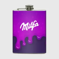 Фляга Милфа фиолетовые капли