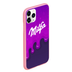 Чехол для iPhone 11 Pro Max матовый Милфа фиолетовые капли - фото 2