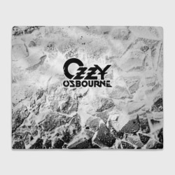 Плед 3D Ozzy Osbourne white graphite