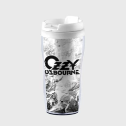 Термокружка-непроливайка Ozzy Osbourne white graphite