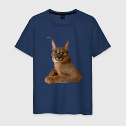 Каракет кот Шлепа – Мужская футболка хлопок с принтом купить со скидкой в -20%