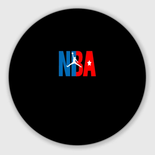 Круглый коврик для мышки NBA sport
