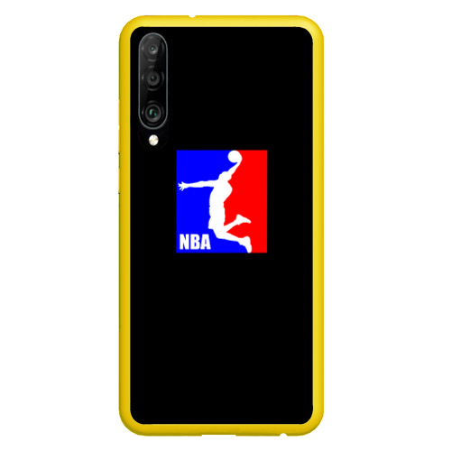 Чехол для Honor P30 с принтом НБА спорт лого, вид спереди №1