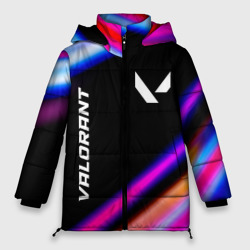 Valorant speed game lights – Зимняя куртка оверсайз с принтом купить