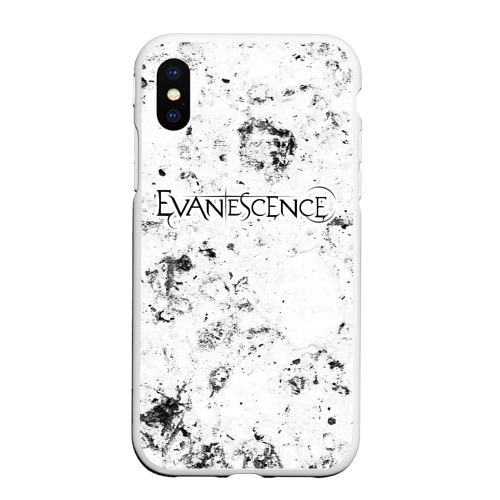 Чехол для iPhone XS Max матовый с принтом Evanescence dirty ice, вид спереди №1
