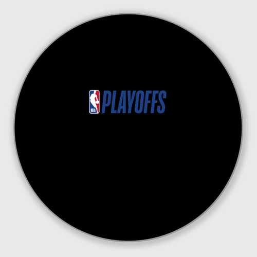 Круглый коврик для мышки NBA playoffs