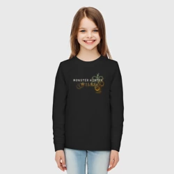 Детский лонгслив хлопок Monster hunter wilds logo - фото 2