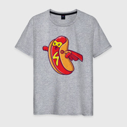 Супер хот-дог – Мужская футболка хлопок с принтом купить со скидкой в -20%