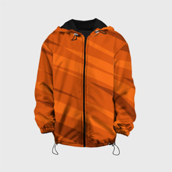 Тёмный оранжевый полосами – Куртка с принтом купить