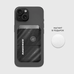 Картхолдер Magsafe магнитный Ramones metal rock lines - фото 2