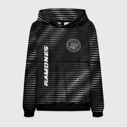 Мужская толстовка 3D Ramones metal rock lines