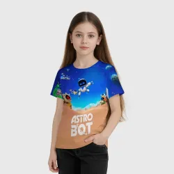 Детская футболка 3D Astro bot персонажи - фото 2