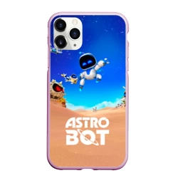 Чехол для iPhone 11 Pro Max матовый Astro bot персонажи