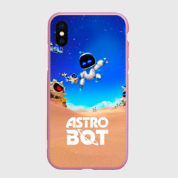 Чехол для iPhone XS Max матовый Astro bot персонажи