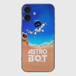Чехол для iPhone 16 силиконовый с защитой камеры Astro bot персонажи