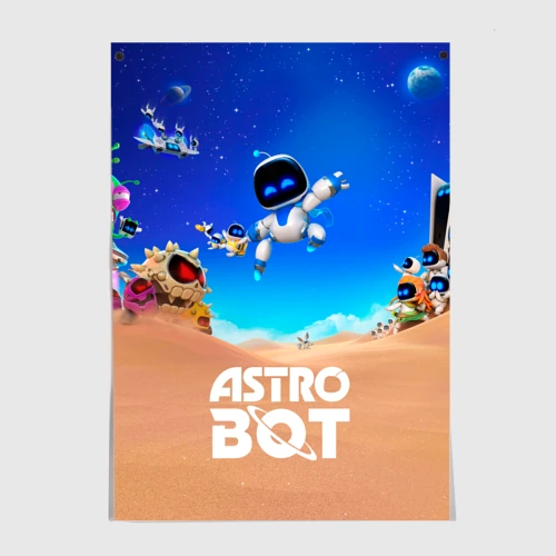 Постер Astro bot персонажи