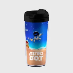 Термокружка-непроливайка Astro bot персонажи