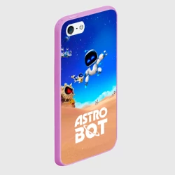 Чехол для iPhone 5/5S матовый Astro bot персонажи - фото 2