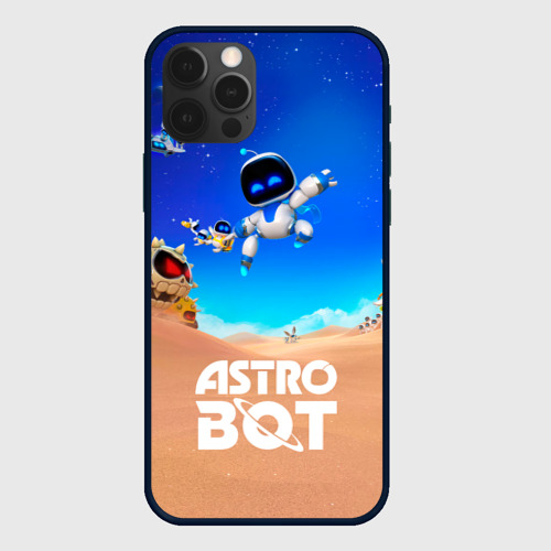 Чехол для iPhone 12 Pro Max Astro bot персонажи, цвет черный