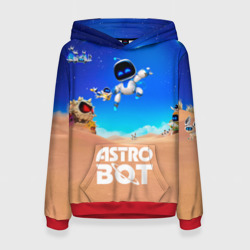 Женская толстовка 3D Astro bot персонажи