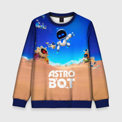 Детский свитшот 3D Astro bot персонажи