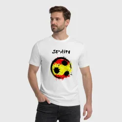 Мужская футболка хлопок Football Spain - фото 2