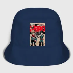 Детская панама хлопок Моя геройская академия Кацуки Бакуго коллаж Идзуку Мидория