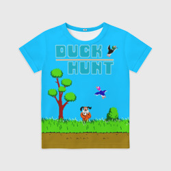 Детская футболка 3D Duck hunt dog