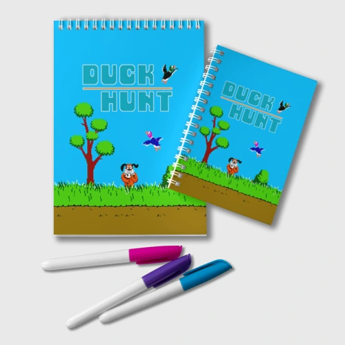 Блокнот Duck hunt dog