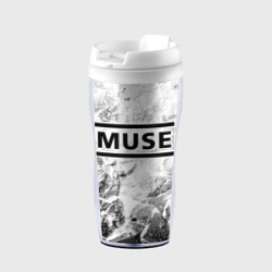 Термокружка-непроливайка Muse white graphite