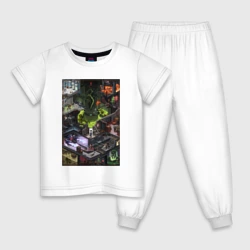 Детская пижама хлопок Half life 1 - levels and bosses 