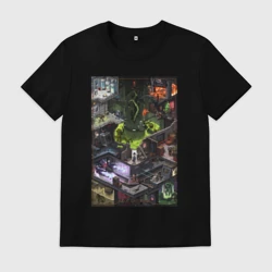 Мужская футболка хлопок Half life 1 - levels and bosses