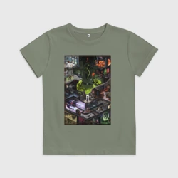 Детская футболка хлопок Half life 1 - levels and bosses 