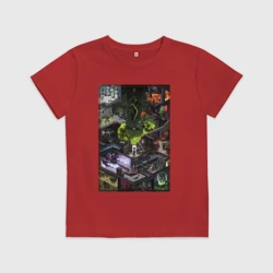 Детская футболка хлопок Half life 1 - levels and bosses 